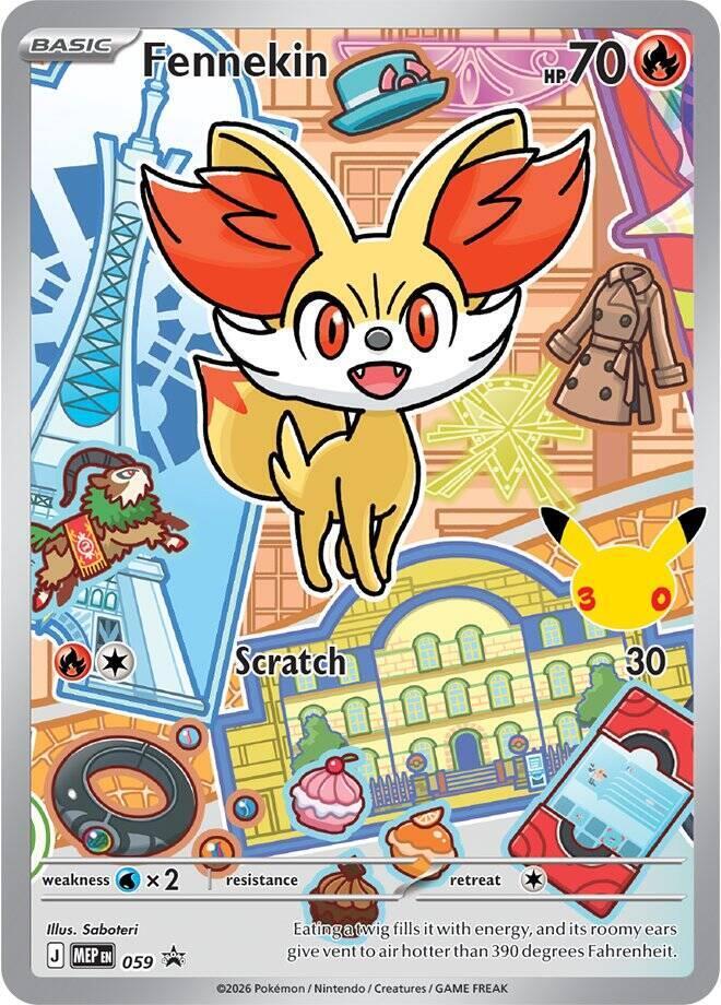Fennekin 059 (ME: Mega Evolution Promo)  - Holofoil | Good Games Morley