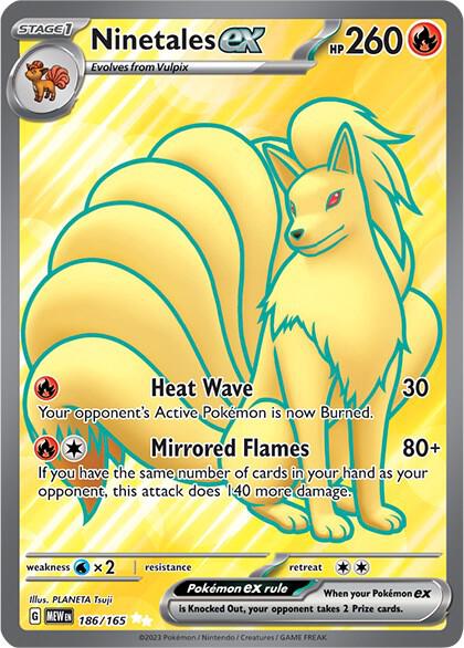 Ninetales ex 186 165 186/165 (SV: Scarlet & Violet 151)  - Holofoil | Good Games Morley