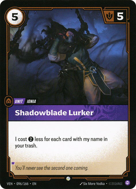 Shadowblade Lurker 096/166 (Vendetta)  - Foil | Good Games Morley