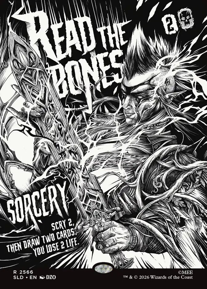 Read the Bones 2566 (Secret Lair Drop Series)  - Foil | Good Games Morley