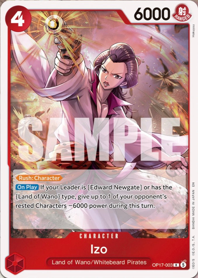 Izo OP17-003 (The World's Strongest Warriors)  - Foil | Good Games Morley