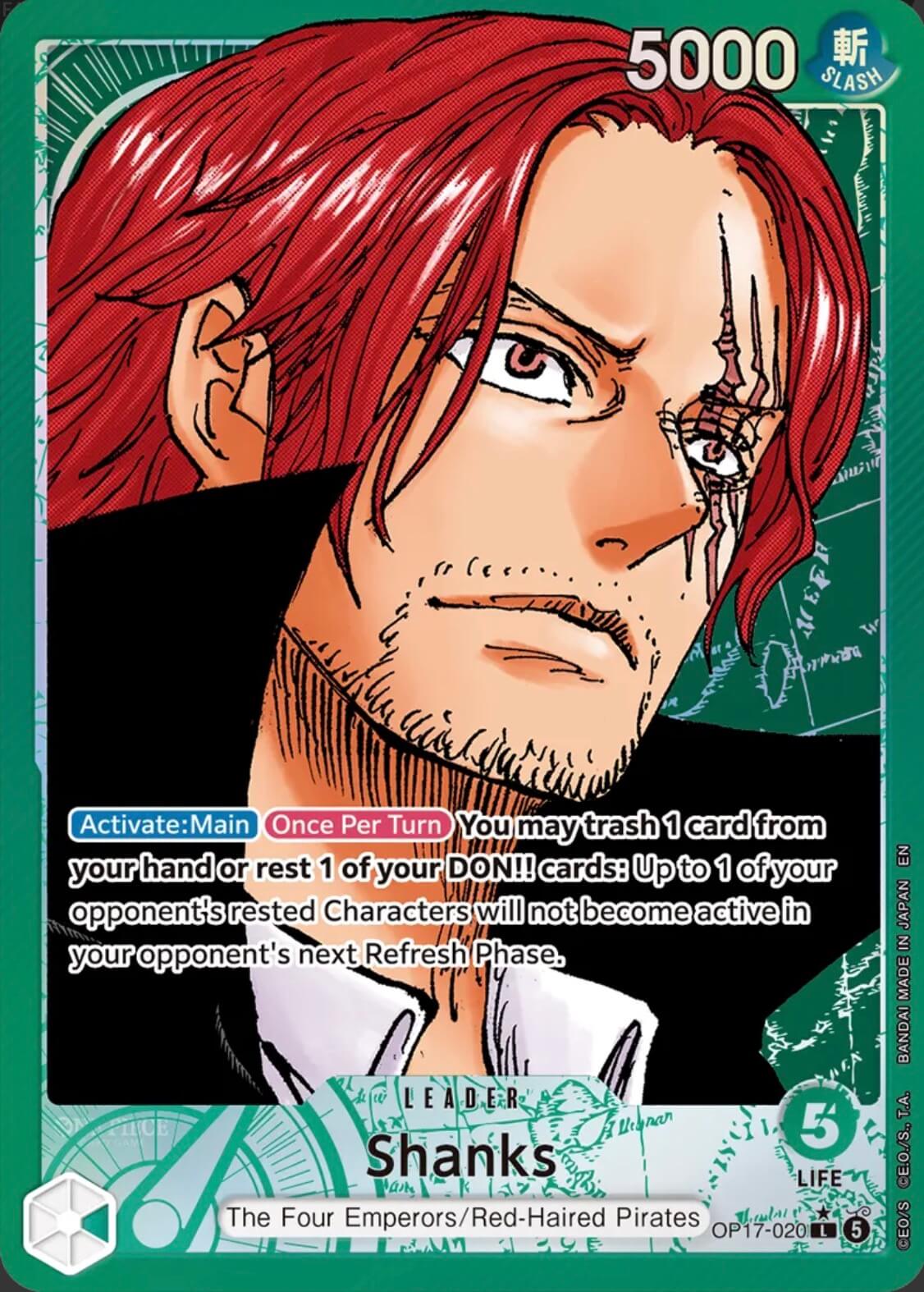 Shanks OP17-020 (The World's Strongest Warriors)  - Alternate Art Foil | Good Games Morley
