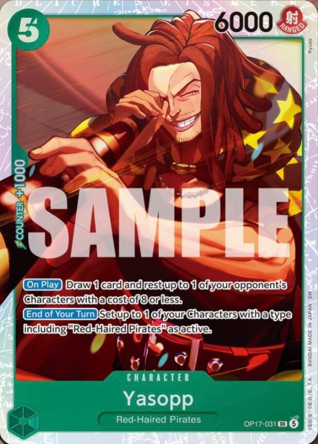 Yasopp OP17-031 (The World's Strongest Warriors)  - Foil | Good Games Morley