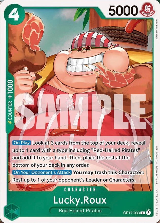 Lucky.Roux OP17-033 (The World's Strongest Warriors)  - Foil | Good Games Morley