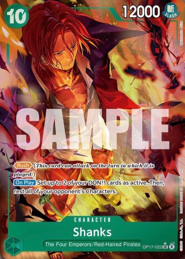 Shanks OP17-022 (The World's Strongest Warriors)  - Alternate Art Foil | Good Games Morley