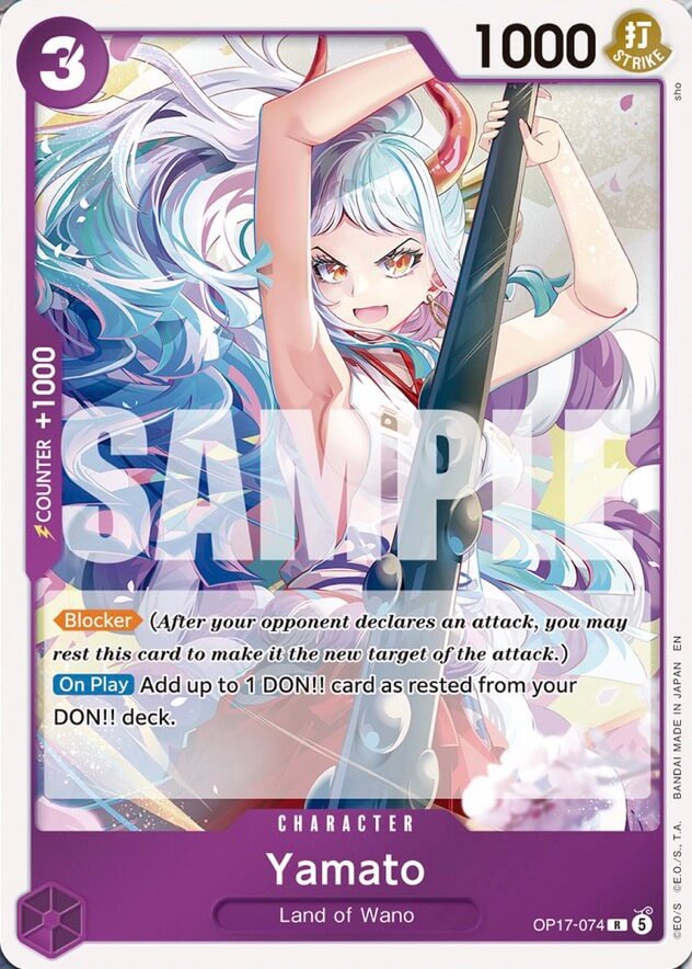 Yamato OP17-074 (The World's Strongest Warriors)  - Foil | Good Games Morley