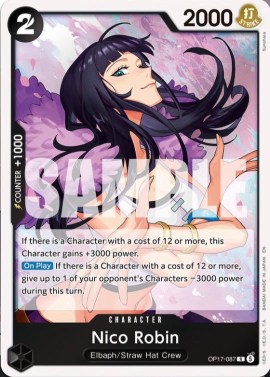 Nico Robin OP17-087 (The World's Strongest Warriors)  - Foil | Good Games Morley