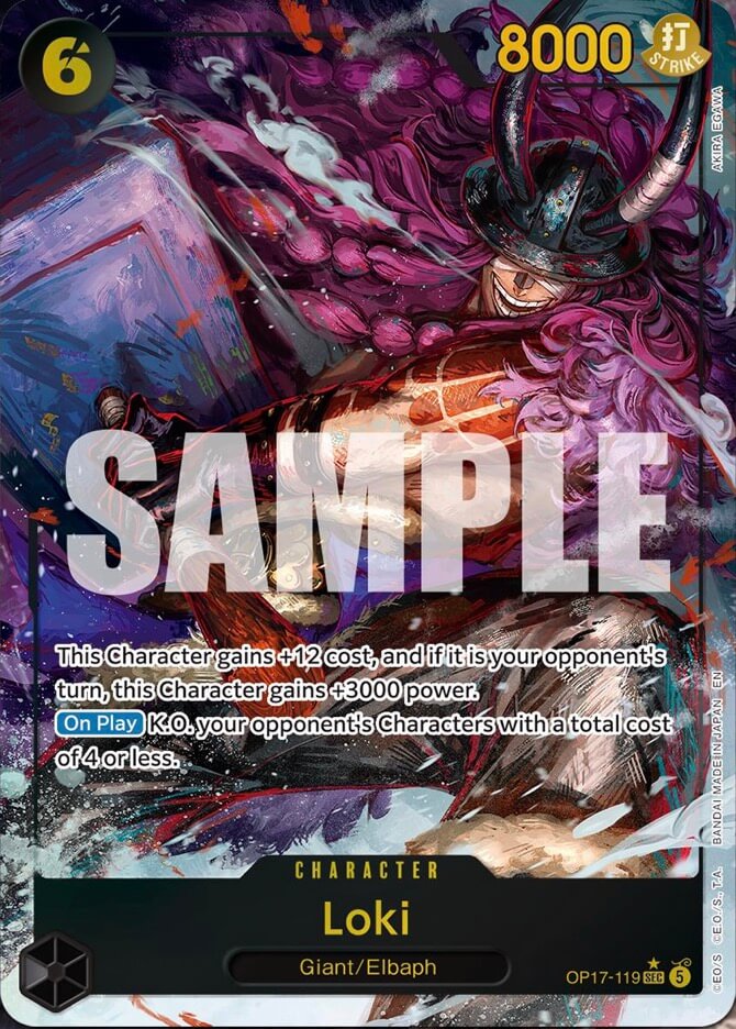Loki OP17-119 (The World's Strongest Warriors)  - Alternate Art Foil | Good Games Morley