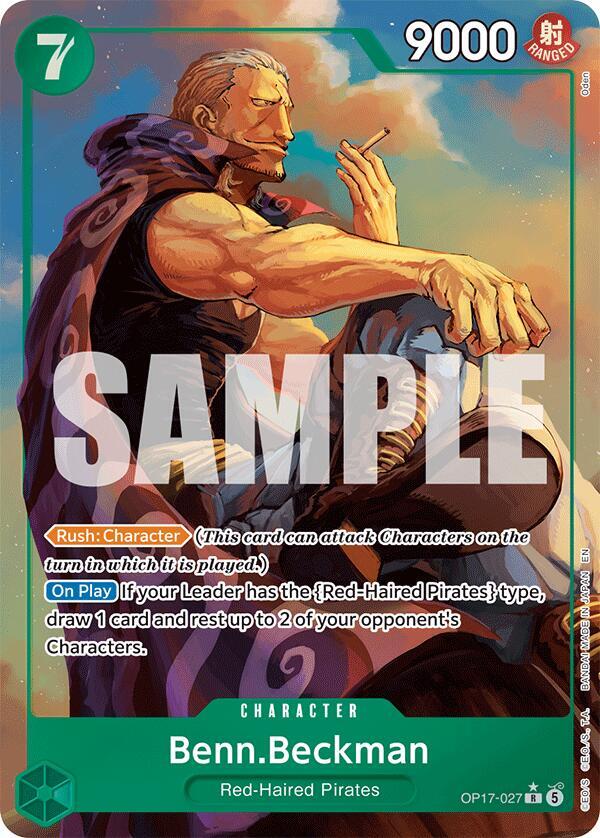 Benn.Beckman OP17-027 (The World's Strongest Warriors)  - Alternate Art Foil | Good Games Morley