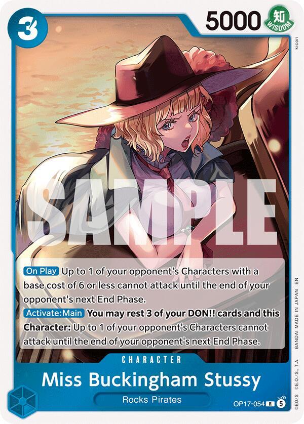 Miss Buckingham Stussy OP17-054 (The World's Strongest Warriors)  - Foil | Good Games Morley