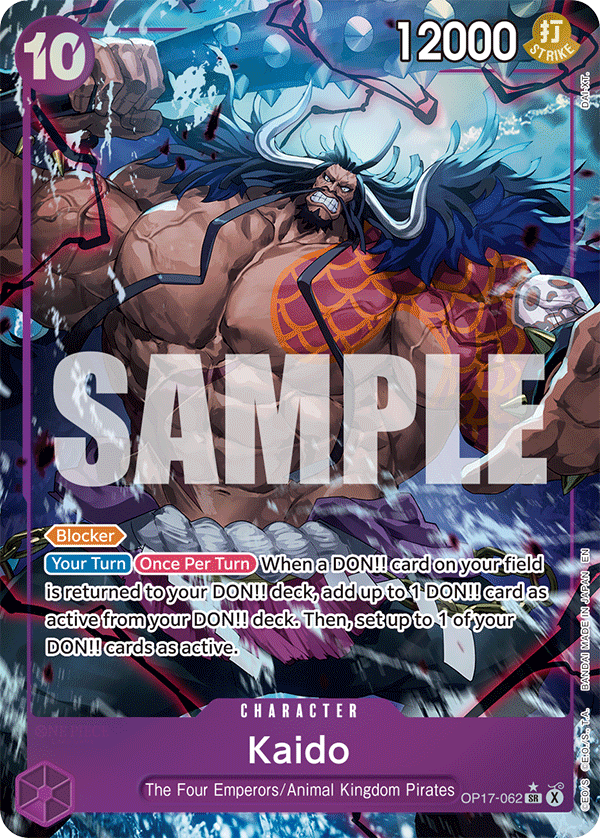 Kaido OP17-062 (The World's Strongest Warriors)  - Alternate Art Foil | Good Games Morley