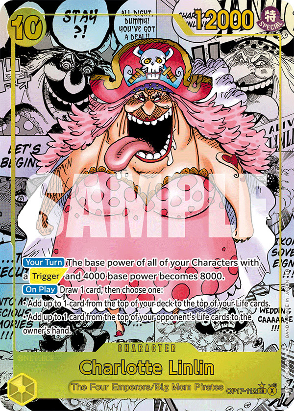 Charlotte Linlin OP17-112 (The World's Strongest Warriors)  - Manga Foil | Good Games Morley