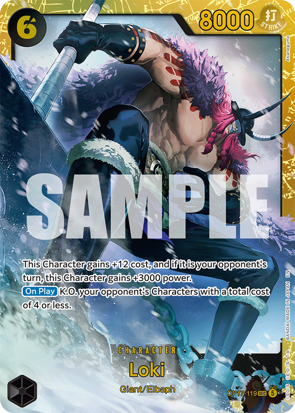 Loki OP17-119 (The World's Strongest Warriors)  - Foil | Good Games Morley