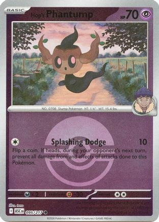 Hop's Phantump 095/217 (ME: Ascended Heroes)  - Poke Ball Holofoil | Good Games Morley