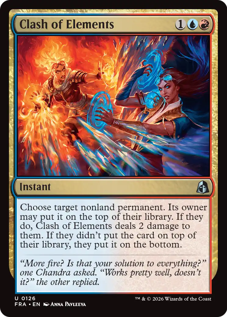 Clash of Elements 126 (Reality Fracture)  - Foil | Good Games Morley
