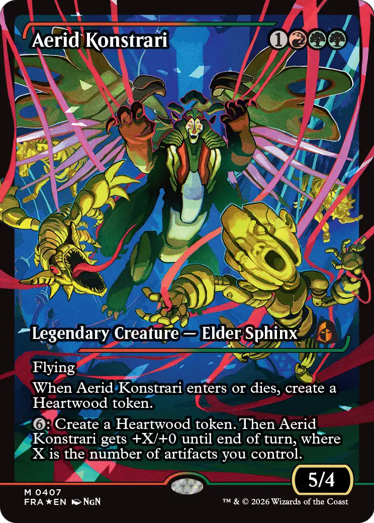 Aerid Konstrari 407 (Reality Fracture)  - Showcase Foil | Good Games Morley