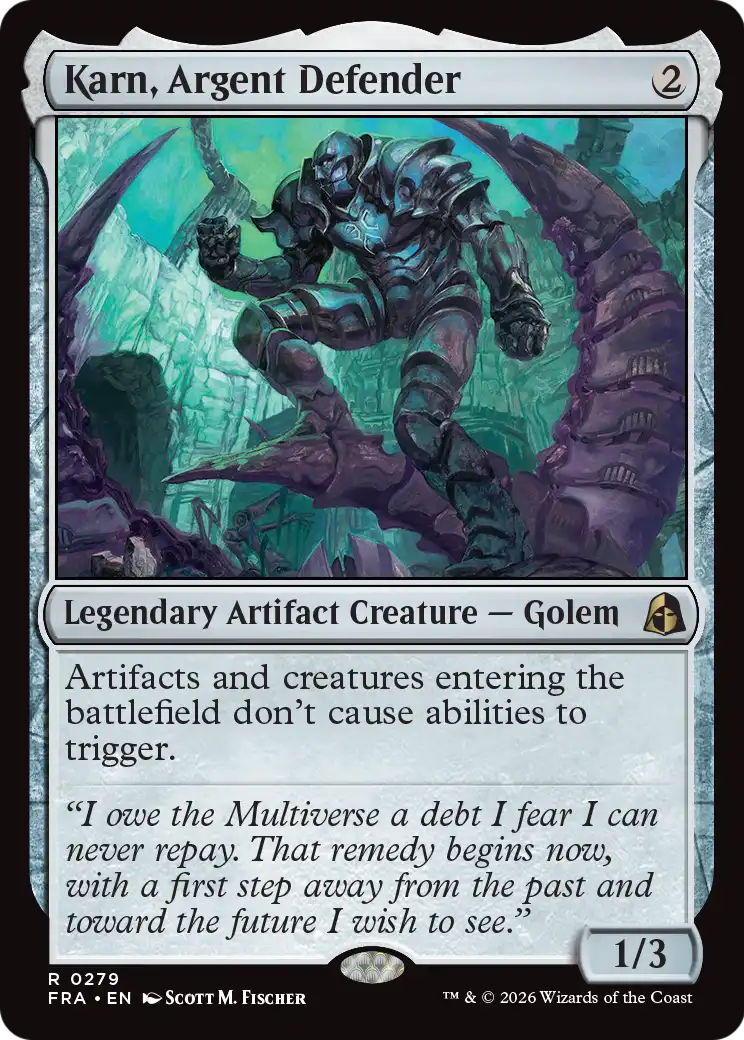 Karn, Argent Defender 279 (Reality Fracture)  | Good Games Morley