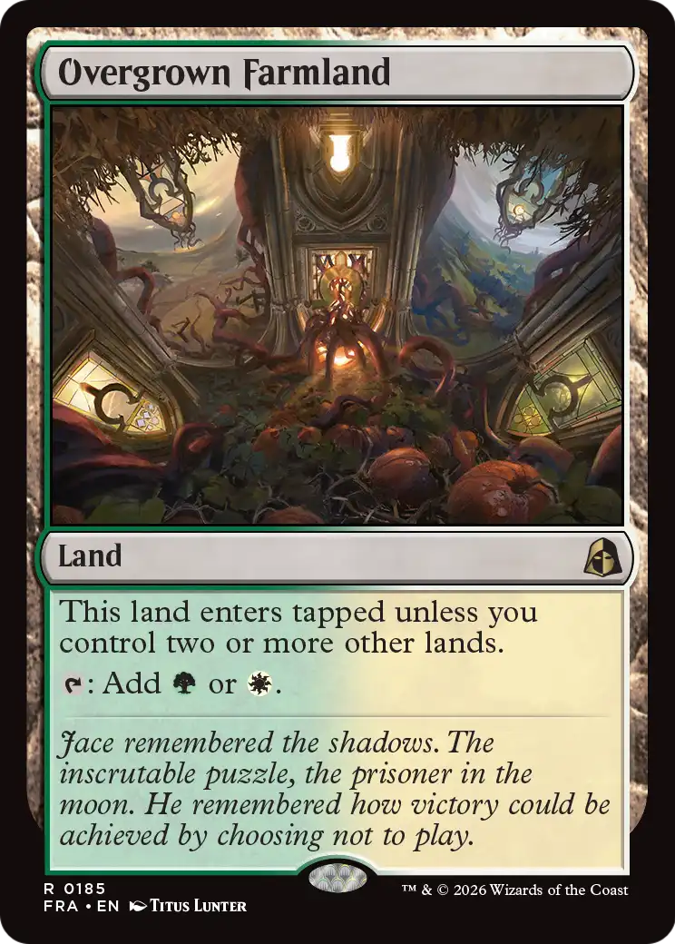 Overgrown Farmland 185 (Reality Fracture)  - Foil | Good Games Morley