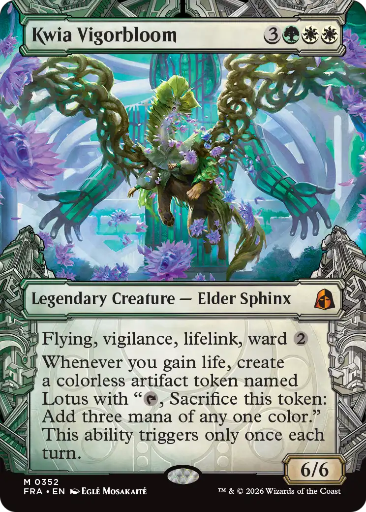 Kwia Vigorbloom 352 (Reality Fracture)  - Showcase Foil | Good Games Morley