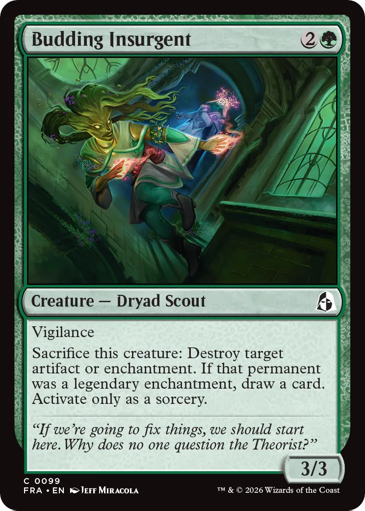 Budding Insurgent 99 (Reality Fracture)  - Foil | Good Games Morley