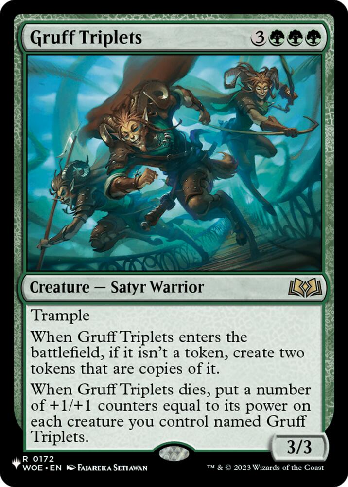 Gruff Triplets 172 (The List Reprints)  | Good Games Morley