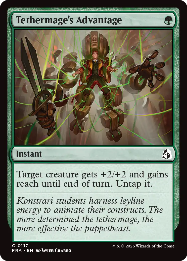 Tethermage's Advantage 117 (Reality Fracture)  - Foil | Good Games Morley