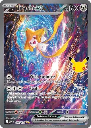 Jirachi ex 155/128 (ME: 30th Celebration)  - Holofoil | Good Games Morley