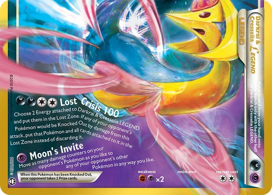 Darkrai and Cresselia Legend Bottom 100/102 (ME: 30th Celebration Classic Collection)  - Holofoil | Good Games Morley