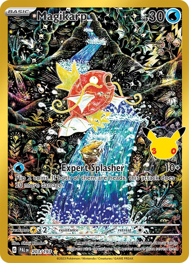 Magikarp 203/193 (ME: 30th Celebration Classic Collection)  - Holofoil | Good Games Morley