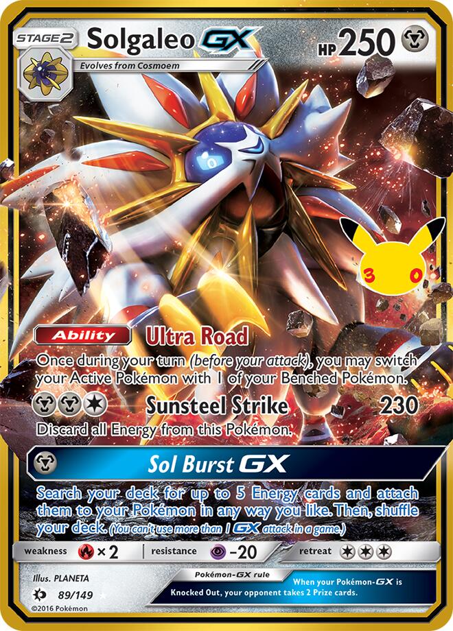 Solgaleo GX 89/149 (ME: 30th Celebration Classic Collection)  - Holofoil | Good Games Morley