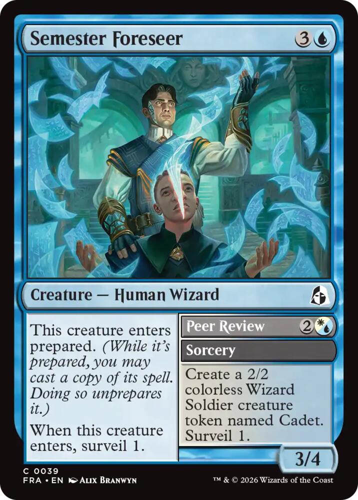 Semester Foreseer // Peer Review 39 (Reality Fracture)  - Foil | Good Games Morley