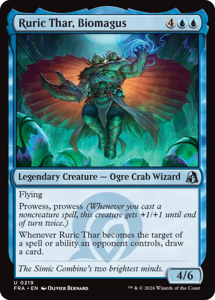 Ruric Thar, Biomagus 219 (Reality Fracture)  - Foil | Good Games Morley