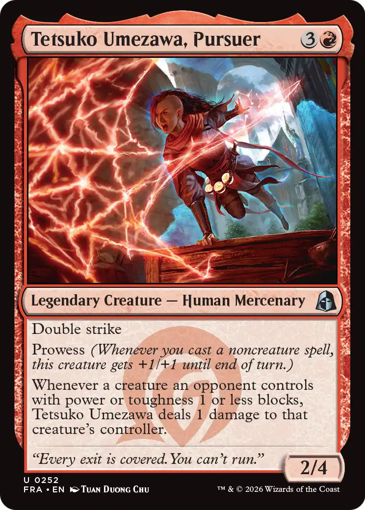 Tetsuko Umezawa, Pursuer 252 (Reality Fracture)  - Foil | Good Games Morley