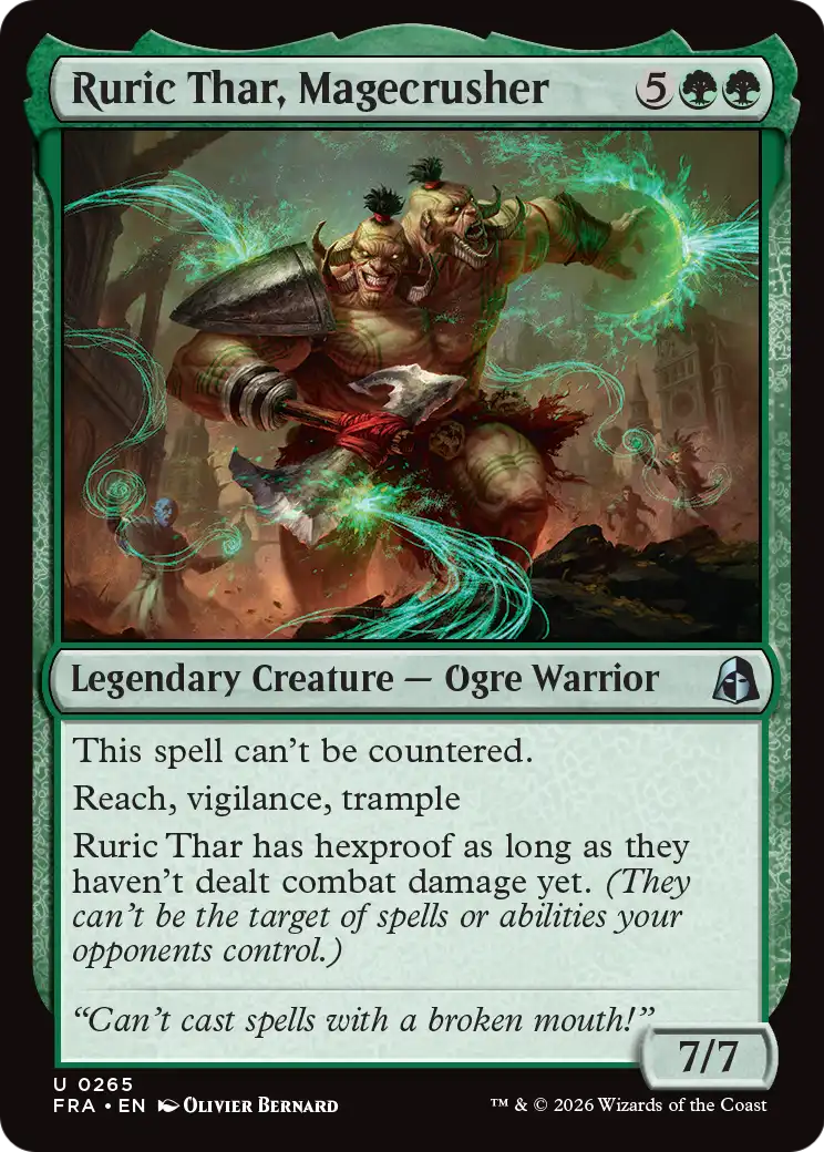 Ruric Thar, Magecrusher 265 (Reality Fracture)  - Foil | Good Games Morley