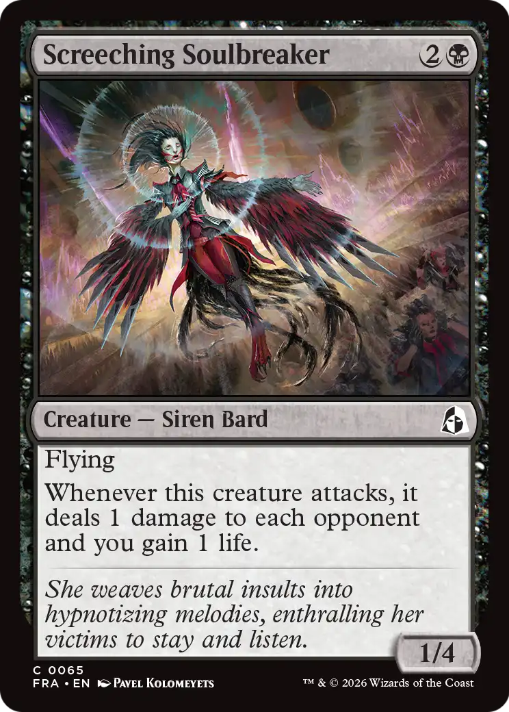 Screeching Soulbreaker 65 (Reality Fracture)  - Foil | Good Games Morley