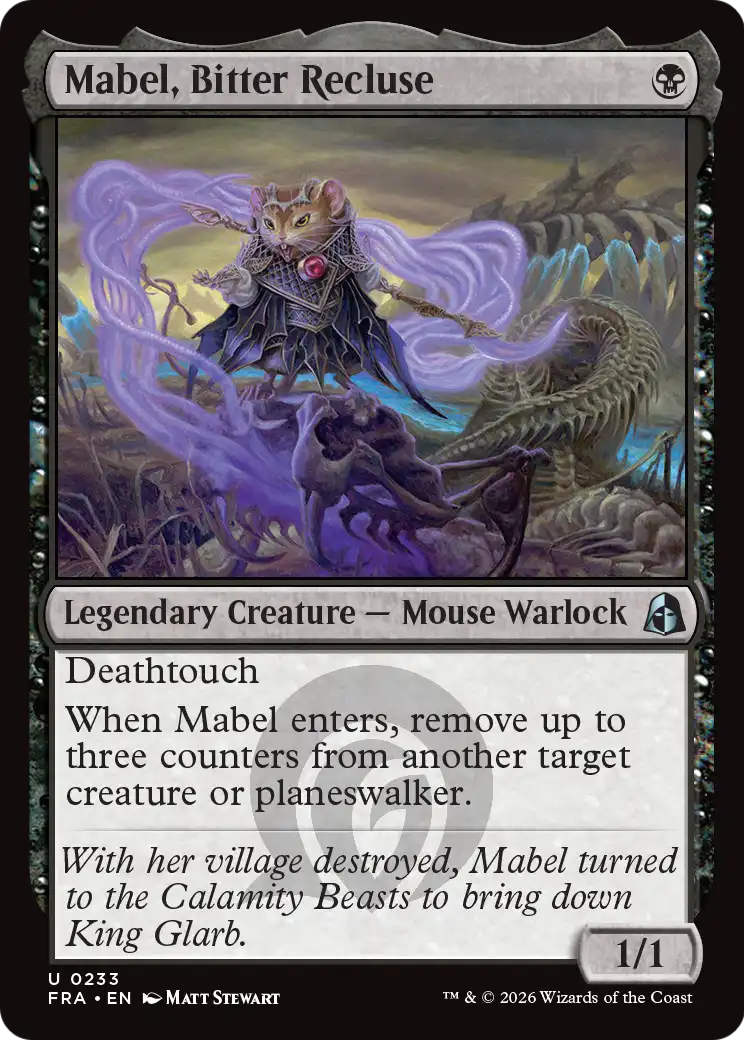 Mabel, Bitter Recluse 233 (Reality Fracture)  - Foil | Good Games Morley
