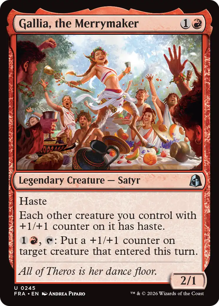 Gallia, the Merrymaker 245 (Reality Fracture)  - Foil | Good Games Morley