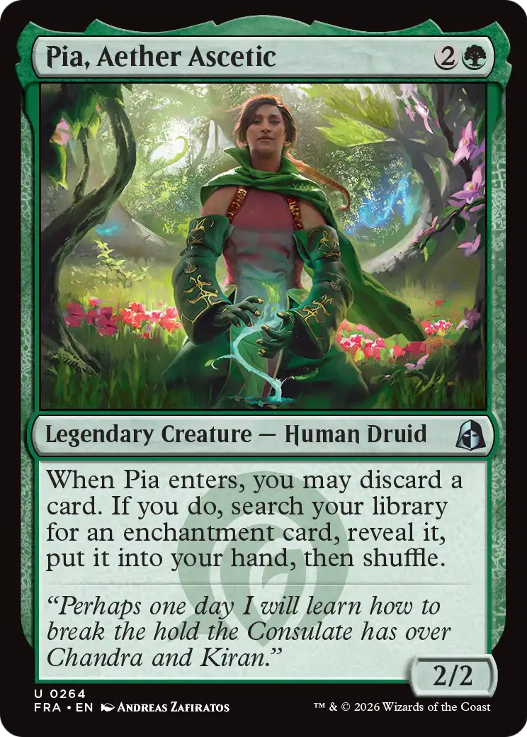 Pia, Aether Ascetic 264 (Reality Fracture)  - Foil | Good Games Morley