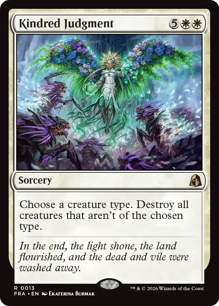 Kindred Judgment 13 (Reality Fracture)  - Foil | Good Games Morley