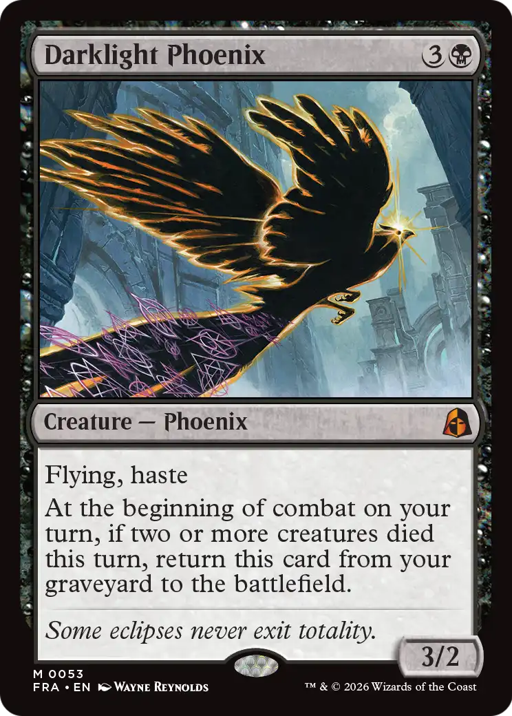 Darklight Phoenix 53 (Reality Fracture)  - Foil | Good Games Morley