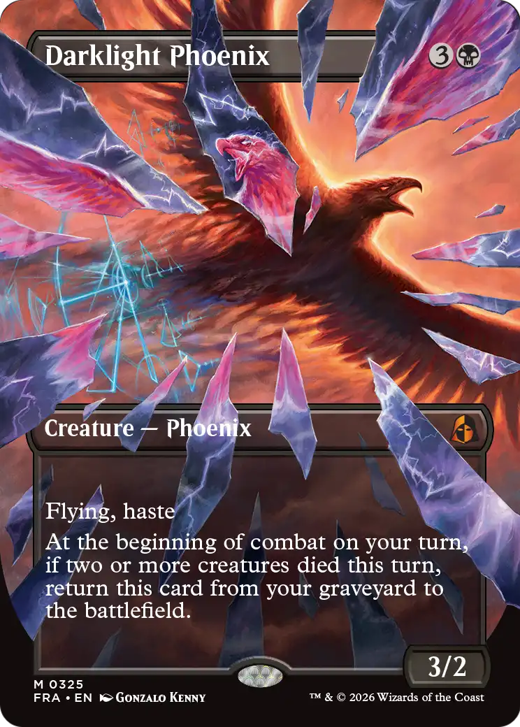 Darklight Phoenix 325 (Reality Fracture)  - Borderless | Good Games Morley
