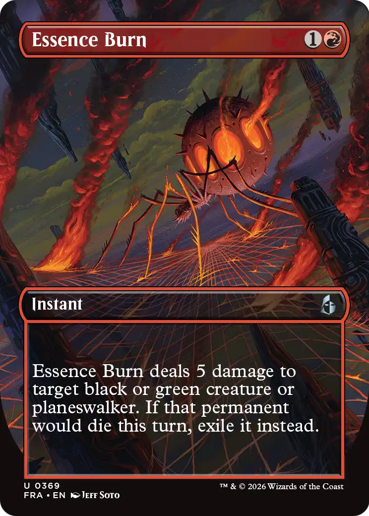 Essence Burn 369 (Reality Fracture)  - Borderless Foil | Good Games Morley