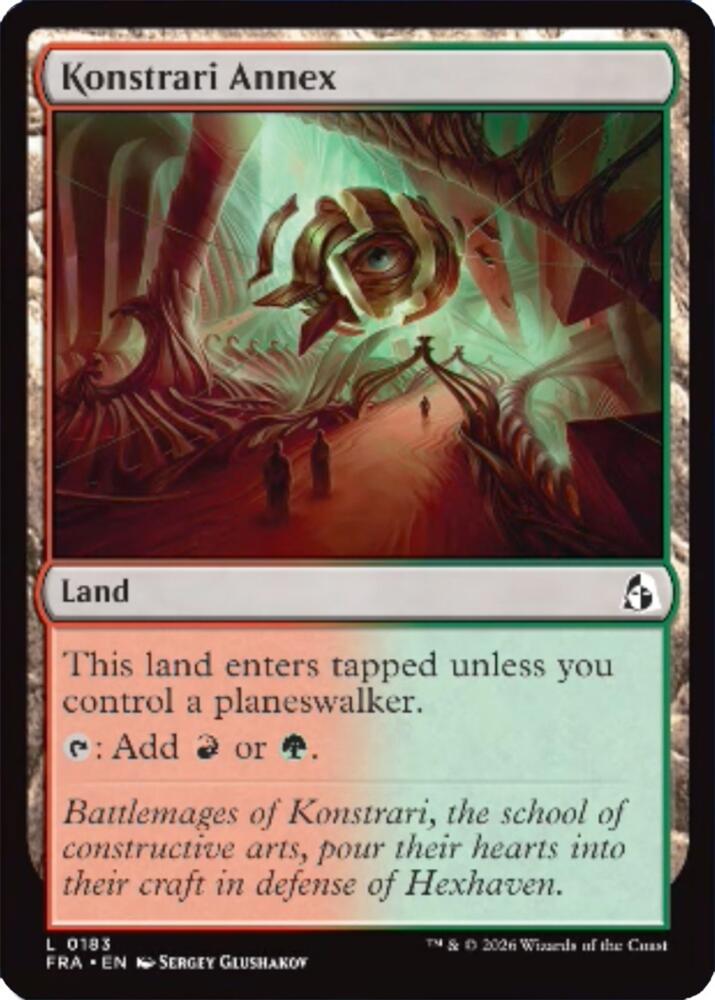 Konstrari Annex 183 (Reality Fracture)  - Foil | Good Games Morley