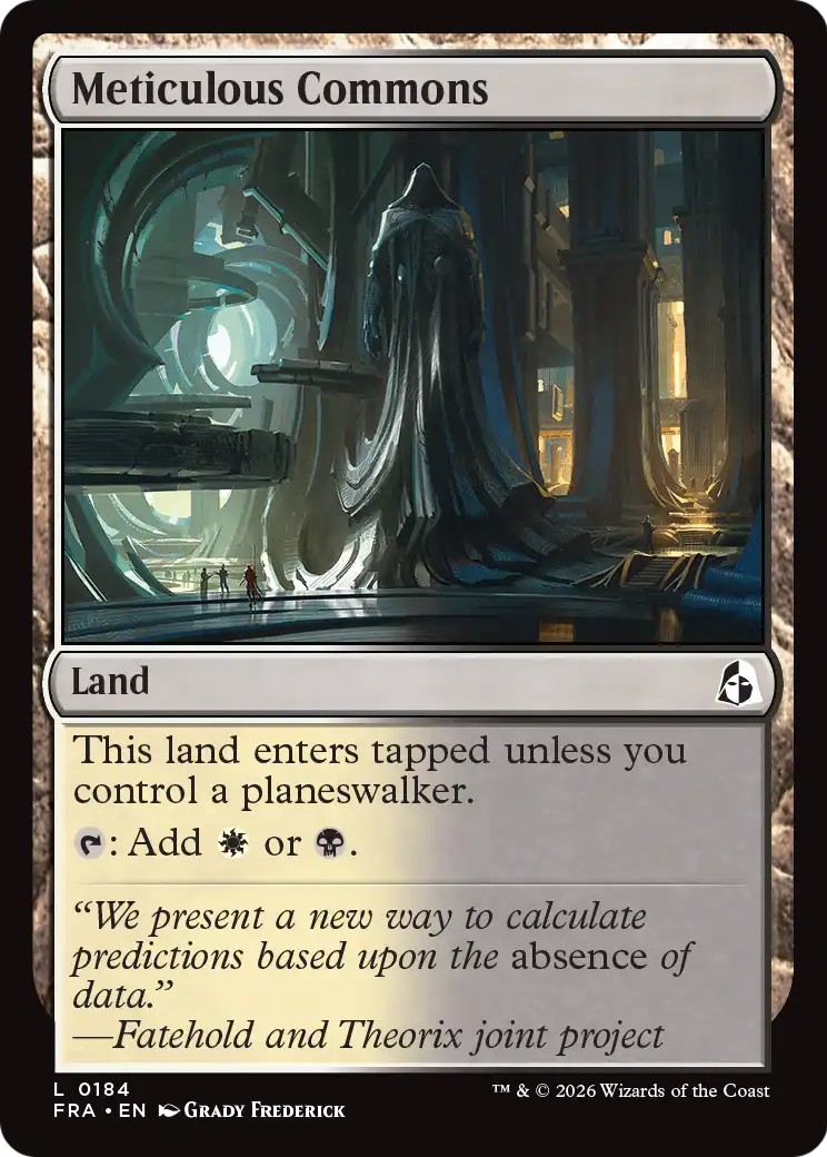 Meticulous Commons 184 (Reality Fracture)  - Foil | Good Games Morley
