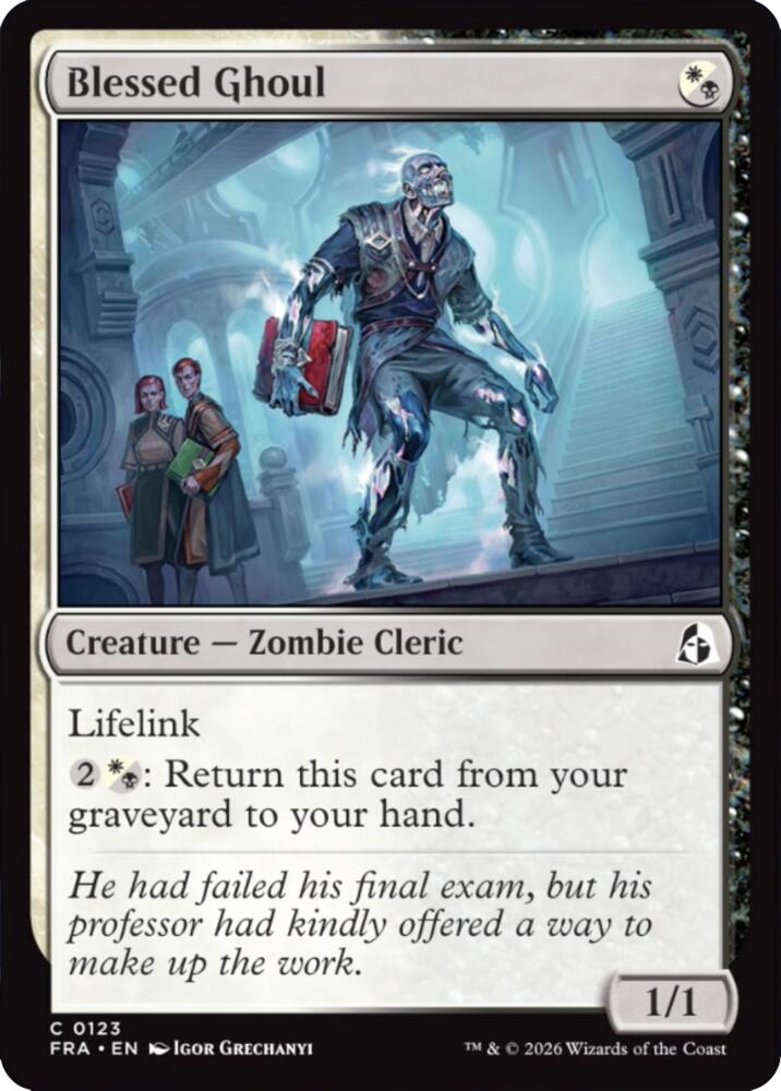 Blessed Ghoul 123 (Reality Fracture)  - Foil | Good Games Morley