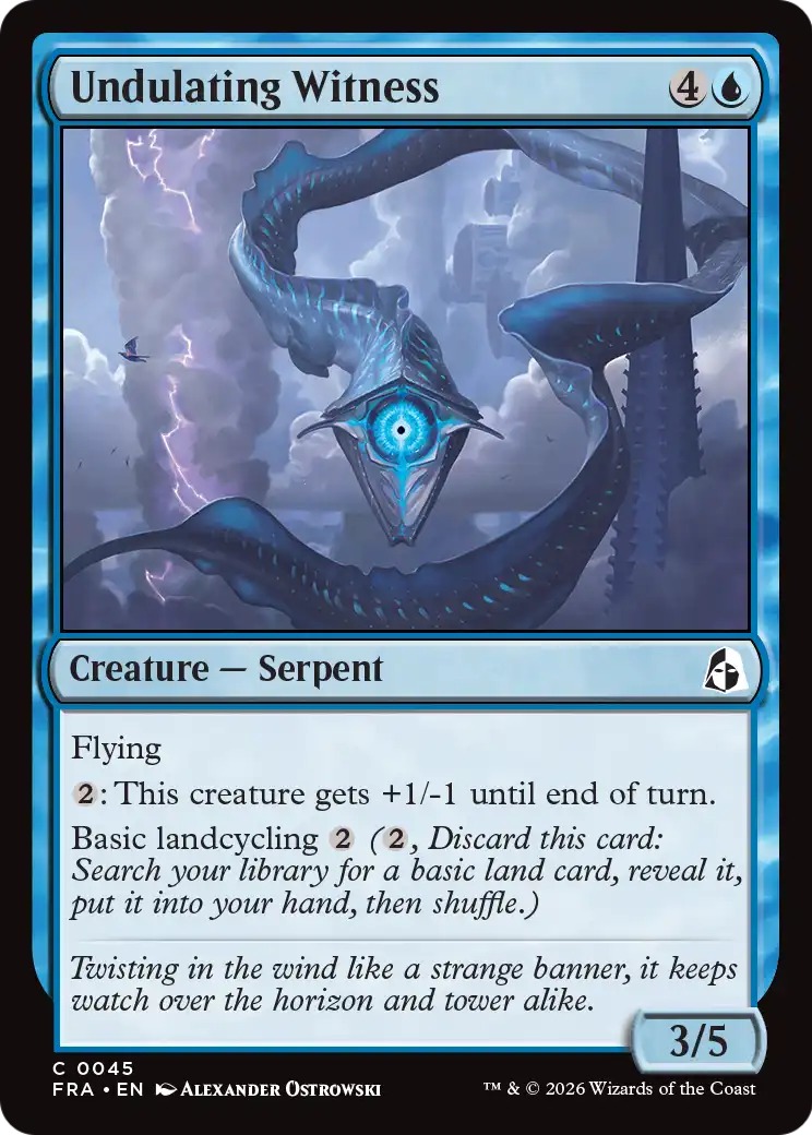 Undulating Witness 45 (Reality Fracture)  - Foil | Good Games Morley