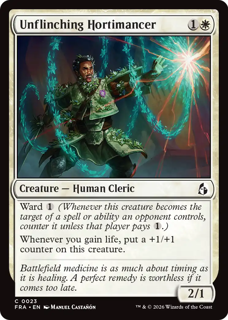 Unflinching Hortimancer 23 (Reality Fracture)  - Foil | Good Games Morley