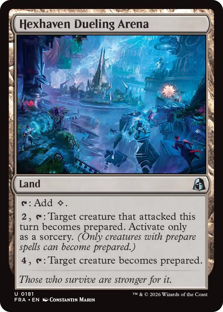 Hexhaven Dueling Arena 181 (Reality Fracture)  - Foil | Good Games Morley