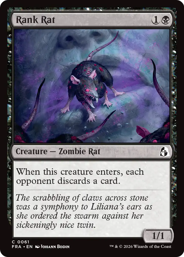 Rank Rat 61 (Reality Fracture)  - Foil | Good Games Morley