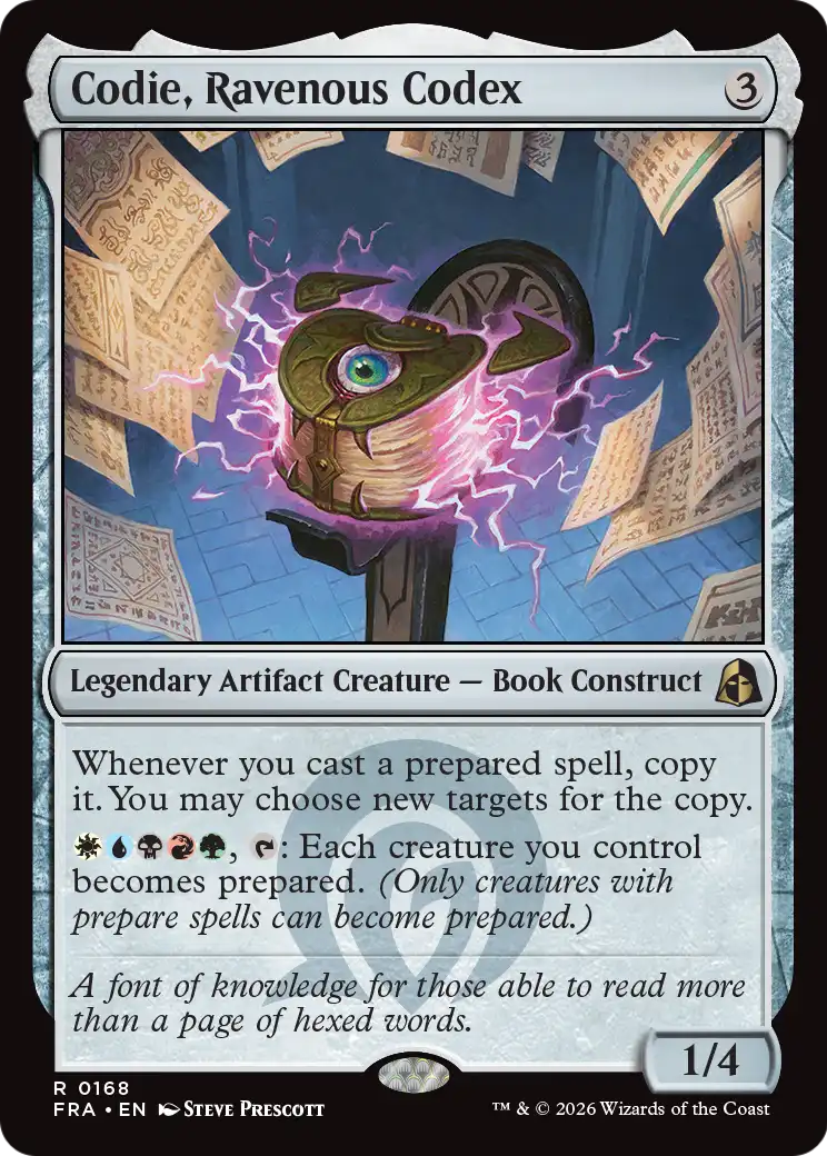 Codie, Ravenous Codex 168 (Reality Fracture)  - Foil | Good Games Morley